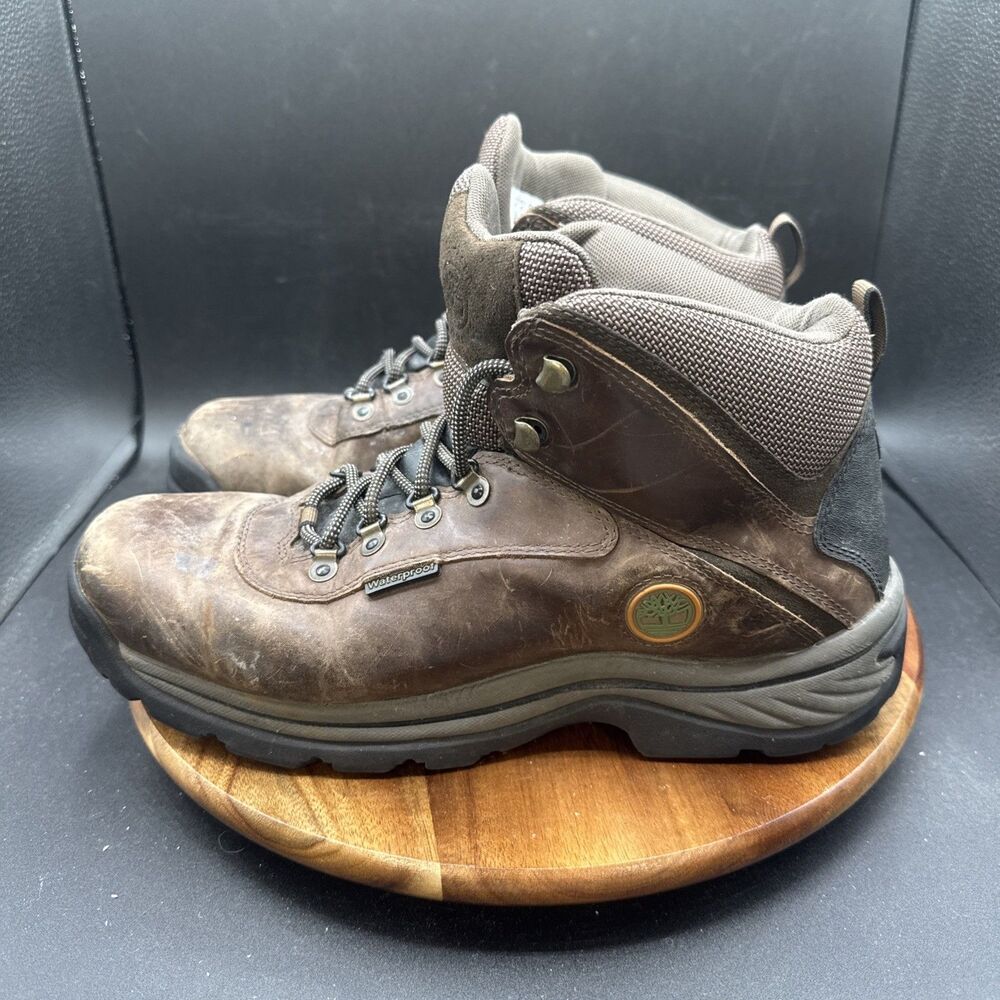 Timberland White Ledge Mid Mens Size 11 W Hiking Boots Waterproof 12135 Brown